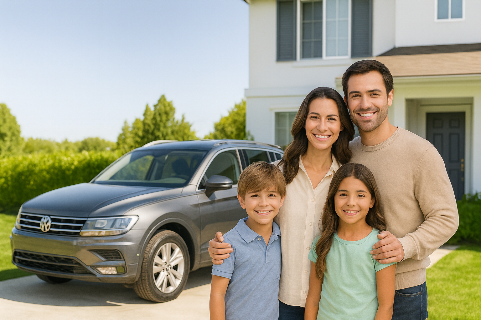 Familia protegida con seguros Flova